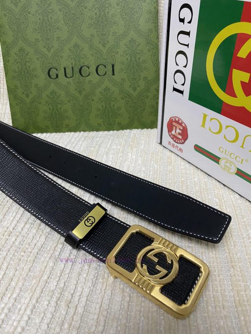 Gucci. Gucci  Material: Leather Belt with 100% Head Layer. The leather belt is guaranteed to ikhgcm67 - Image 9