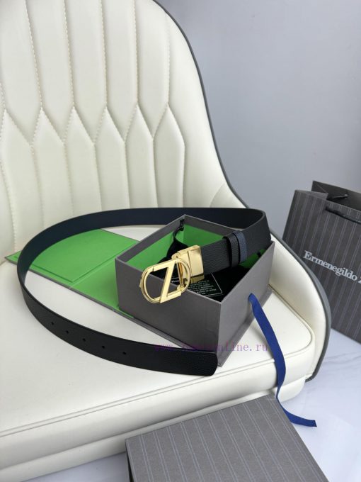 Zegna double-sided original imported top layer cowhide, double-sided use, vacuum electroplat 80s0w10x - Image 4