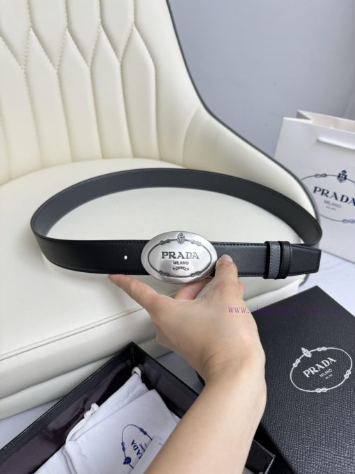 Prada double-sided original imported top layer cowhide, double-sided use, vacuum electroplat qhyl061y - Image 9