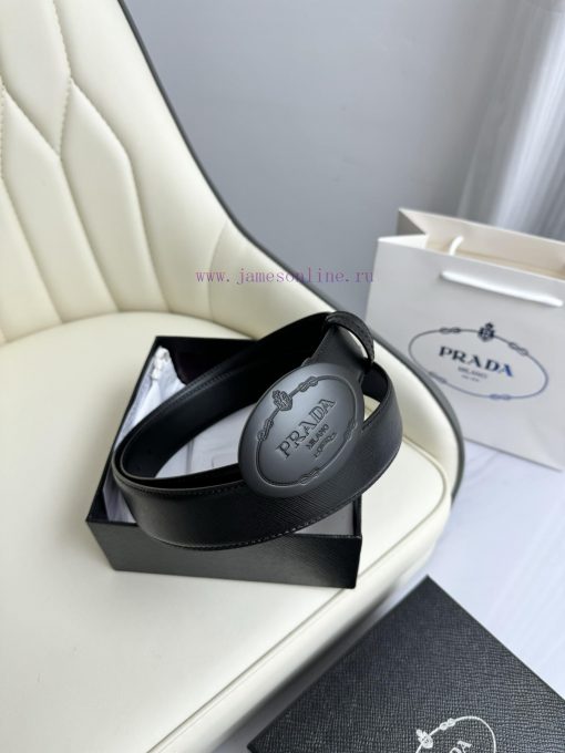 Prada double-sided original imported top layer cowhide, double-sided use, vacuum electroplat hvy8b45e