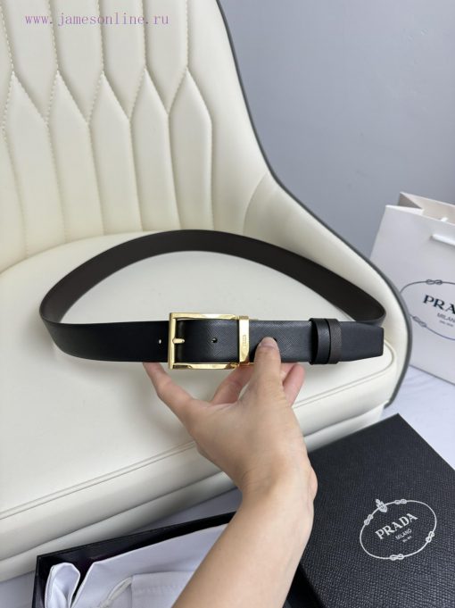Prada double-sided original imported top layer cowhide, double-sided use, vacuum electroplat rzy8lm9g - Image 9