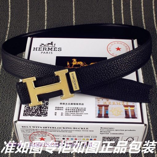 Hermes Her..mes️Identify and receive a punch as a giftMaterial: 100% head layer cowhide belt qh2gfseh - Image 7
