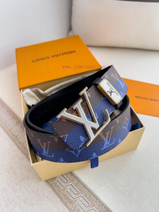 LV... Louis Vuitton Belt and BeltsBuckle, classic pure steel material buckle, top layer cowh w75s8l4y