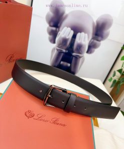 Loro Piana's belt is made of calf leather and handcrafted to give it a very soft and comfort lbsj3rgk