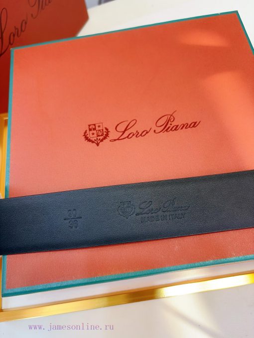 Loro Piana's belt is made of calf leather and handcrafted to give it a very soft and comfort kaa5pywe - Image 7