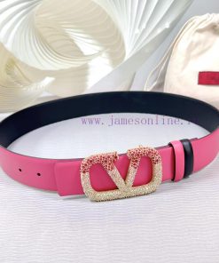 4.0cm Valentino new belt, double-sided top layer cowhide material, length 75.80.85.90.95.100 mctuxkj2
