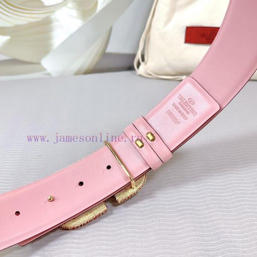 4.0cm Valentino new belt, double-sided top layer cowhide material, length 75.80.85.90.95.100 x8fxrmyw - Image 9