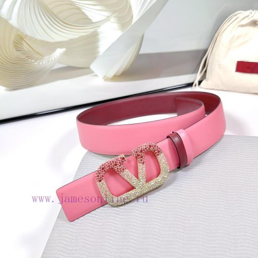4.0cm Valentino new belt, double-sided top layer cowhide material, length 75.80.85.90.95.100 3k1queb7 - Image 7
