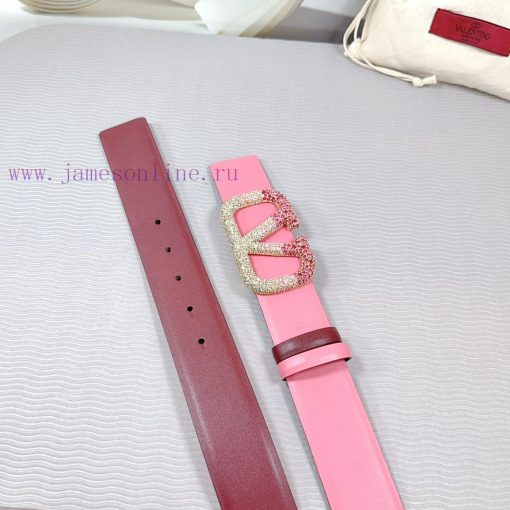 4.0cm Valentino new belt, double-sided top layer cowhide material, length 75.80.85.90.95.100 3k1queb7 - Image 9