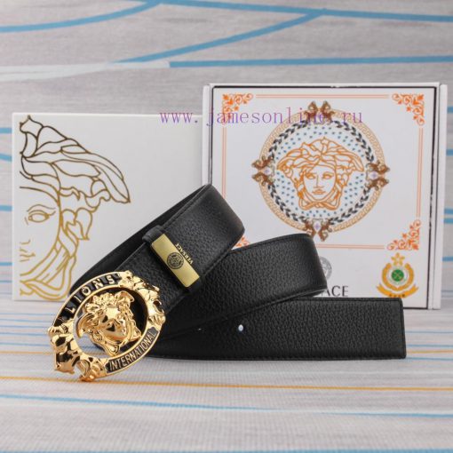 Versace. VersaceMaterial: Leather Belt with 100% Head Layer. The leather belt is guaranteed pu8sal3q - Image 3