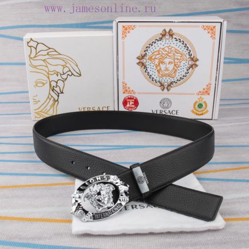 Versace. VersaceMaterial: Leather Belt with 100% Head Layer. The leather belt is guaranteed pu8sal3q - Image 8