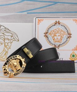 Versace. VersaceMaterial: Leather Belt with 100% Head Layer. The leather belt is guaranteed m4fjsm76