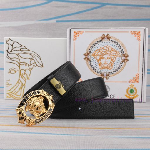 Versace. VersaceMaterial: Leather Belt with 100% Head Layer. The leather belt is guaranteed m4fjsm76