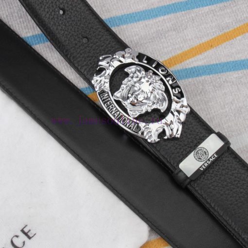 Versace. VersaceMaterial: Leather Belt with 100% Head Layer. The leather belt is guaranteed uymg1kg5 - Image 5