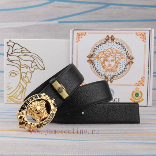 Versace. VersaceMaterial: Leather Belt with 100% Head Layer. The leather belt is guaranteed m4fjsm76 - Image 2