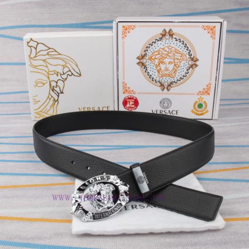Versace. VersaceMaterial: Leather Belt with 100% Head Layer. The leather belt is guaranteed uymg1kg5 - Image 6