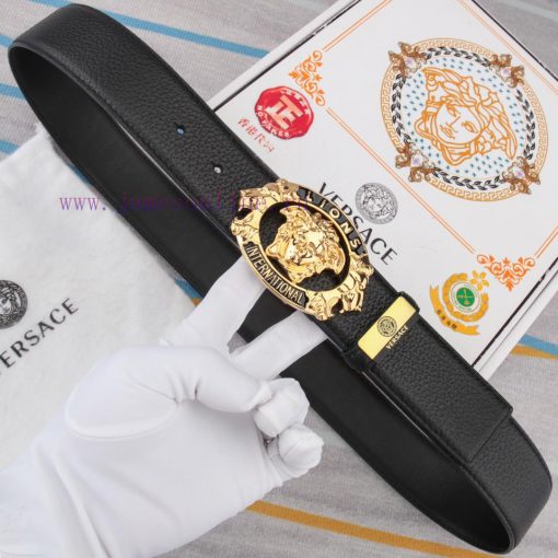 Versace. VersaceMaterial: Leather Belt with 100% Head Layer. The leather belt is guaranteed m4fjsm76 - Image 3