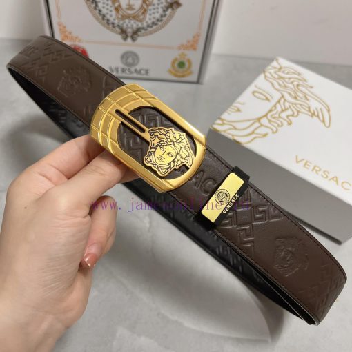 Versace. VersaceMaterial: Leather Belt with 100% Head Layer. The leather belt is guaranteed 95d74ouw - Image 5