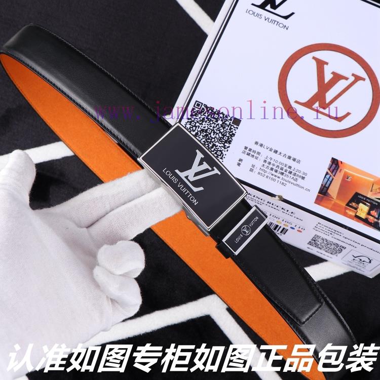 Lv... Louis Vuitton automatic buckleIdentify and receive a punch as a giftMaterial: 100% top 1m90dxl2