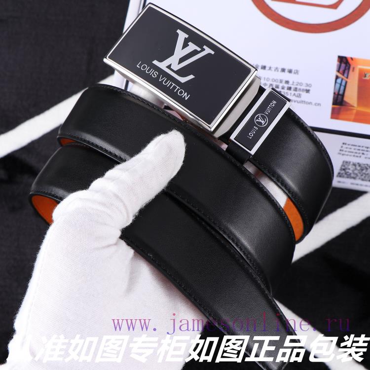 Lv... Louis Vuitton automatic buckleIdentify and receive a punch as a giftMaterial: 100% top 1m90dxl2 - Image 3