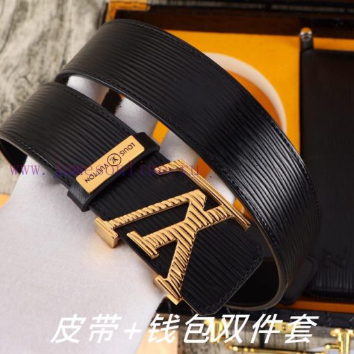 LV. Yiluweideng two-piece setWooden box, belt+wallet, two-piece setGrade: Imported 100% top uwlcae13 - Image 5
