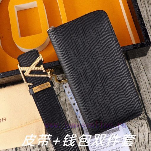 LV. Yiluweideng two-piece setWooden box, belt+wallet, two-piece setGrade: Imported 100% top uwlcae13 - Image 6