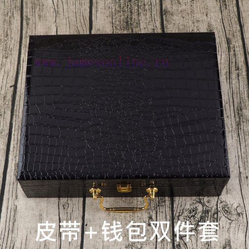 LV. Yiluweideng two-piece setWooden box, belt+wallet, two-piece setGrade: Imported 100% top uwlcae13 - Image 10