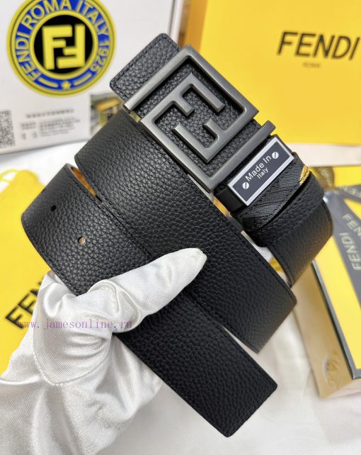 Belt FENDI Fendi ReproductionThe waistband is made of 100% cowhide, ensuring a double-layer jjotqwei - Image 2