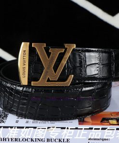 Belt LV Louis Vuitton ️Belt with 100% head layer cowhide belt, ensuring that the 24k pure st jb16qgq9