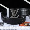 Belt LV Louis Vuitton ️Belt with 100% head layer cowhide belt, ensuring that the 24k pure st uf6w1bf7