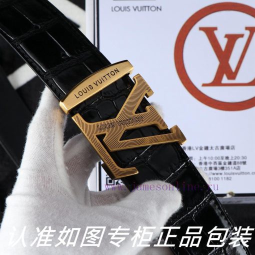 Belt LV Louis Vuitton ️Belt with 100% head layer cowhide belt, ensuring that the 24k pure st jb16qgq9 - Image 6