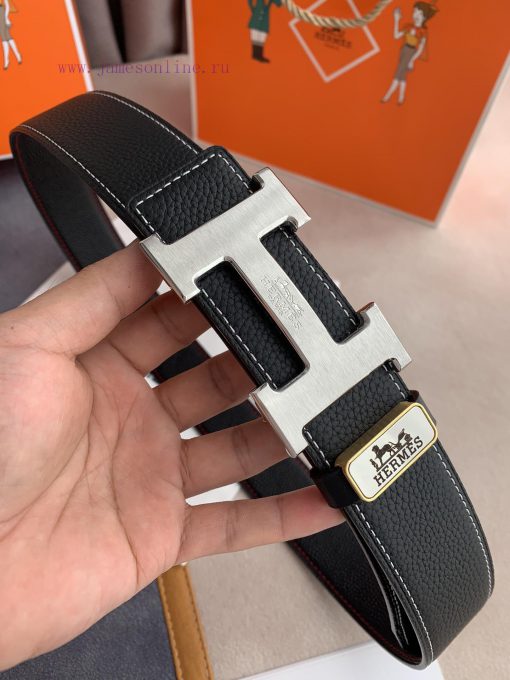 Hermes Hermes️Hanging buckle, classic H-brushed pure steel buckle head, photographed in real 73cxhcsh
