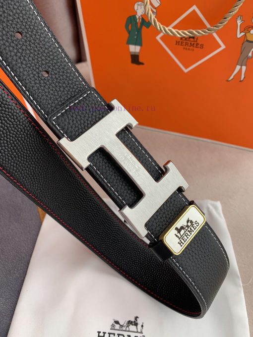 Hermes Hermes️Hanging buckle, classic H-brushed pure steel buckle head, photographed in real 73cxhcsh - Image 5