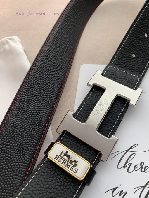 Hermes Hermes️Hanging buckle, classic H-brushed pure steel buckle head, photographed in real 73cxhcsh - Image 7
