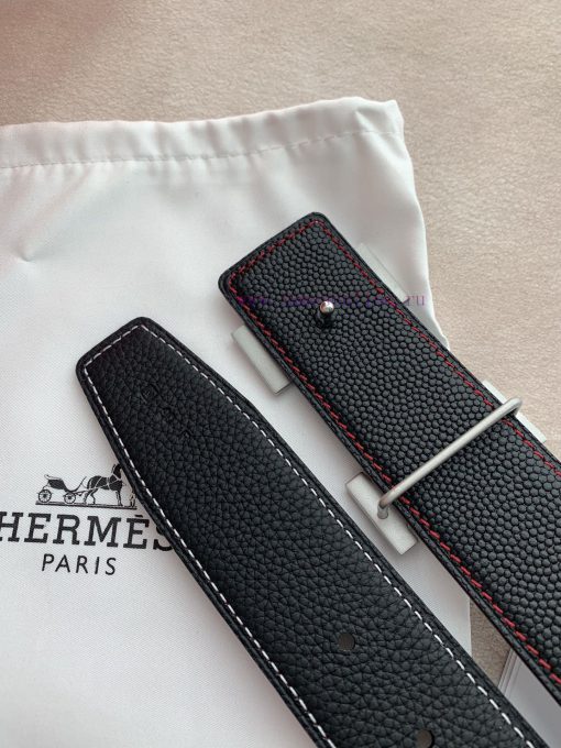 Hermes Hermes️Hanging buckle, classic H-brushed pure steel buckle head, photographed in real 73cxhcsh - Image 9