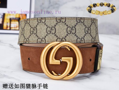 Belt Gucci Gucci️The waist belt is made of 100% cowhide, ensuring that the genuine leather i hrjsb7oz - Image 5