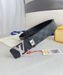 LV... Louis Vuitton Belt and BeltsBuckle, classic pure steel material diamond studded letter ol5iupm1
