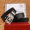 Ferragamo 316 pure steel automatic buckle ⏯️ P belt width 3.5cm double-sided cowhide classic 17sahp7z
