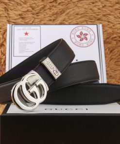 Gucci 316 pure steel automatic buckle ⏯️ P belt width 3.5cm double-sided top layer cowhide c o9jn3k71