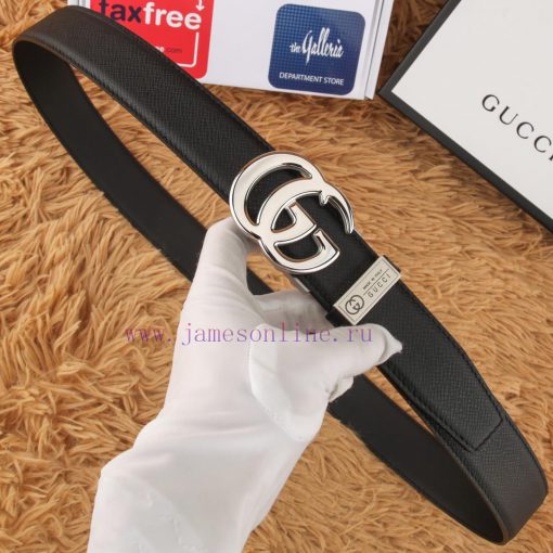 Gucci 316 pure steel automatic buckle ⏯️ P belt width 3.5cm double-sided top layer cowhide c o9jn3k71 - Image 3