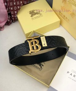 19 new Burberry double-sided imported cowhide, TB exclusive logo pattern with versatile dual pgrlya5p