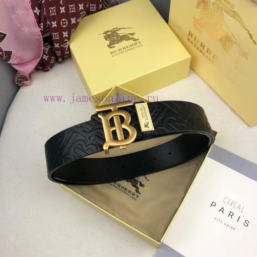 19 new Burberry double-sided imported cowhide, TB exclusive logo pattern with versatile dual pgrlya5p - Image 2
