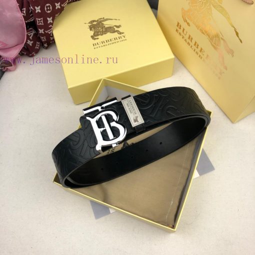 19 new Burberry double-sided imported cowhide, TB exclusive logo pattern with versatile dual e0o9kis4