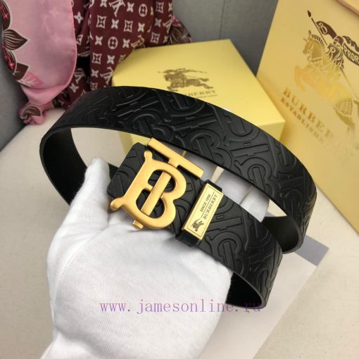 19 new Burberry double-sided imported cowhide, TB exclusive logo pattern with versatile dual pgrlya5p - Image 5