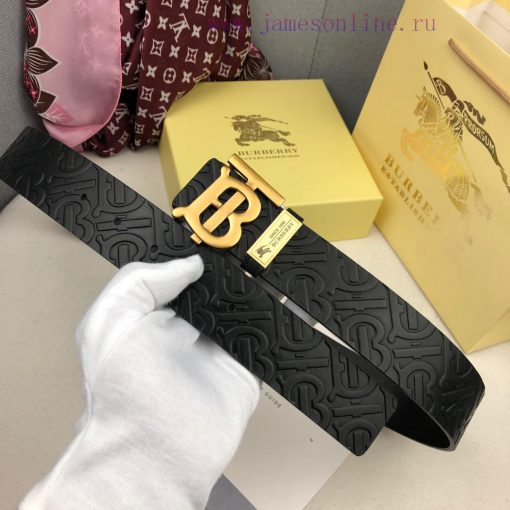 19 new Burberry double-sided imported cowhide, TB exclusive logo pattern with versatile dual pgrlya5p - Image 6