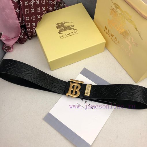 19 new Burberry double-sided imported cowhide, TB exclusive logo pattern with versatile dual pgrlya5p - Image 7