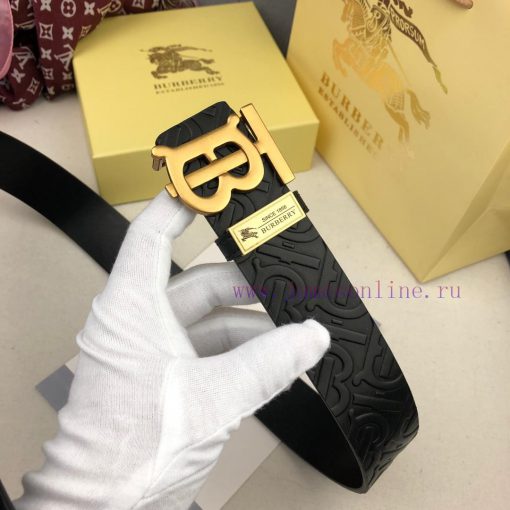 19 new Burberry double-sided imported cowhide, TB exclusive logo pattern with versatile dual pgrlya5p - Image 8