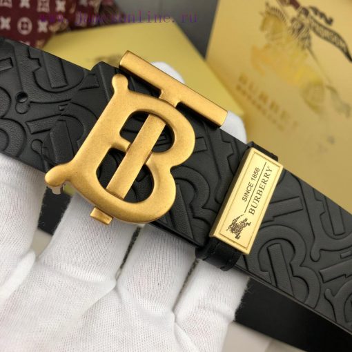 19 new Burberry double-sided imported cowhide, TB exclusive logo pattern with versatile dual pgrlya5p - Image 9