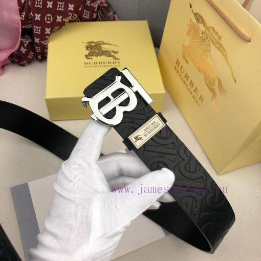 19 new Burberry double-sided imported cowhide, TB exclusive logo pattern with versatile dual e0o9kis4 - Image 8