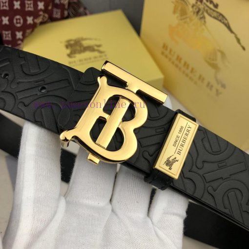 19 new Burberry double-sided imported cowhide, TB exclusive logo pattern with versatile dual f68ucpcn - Image 9
